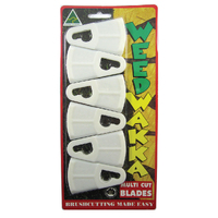 Genuine Weedwakka 6 Pack of Replacement Plastic Blades