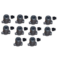 10x Cut Out Plug &amp; Cover fits Victa Power Torque Motors w/ Plastic Carburetors