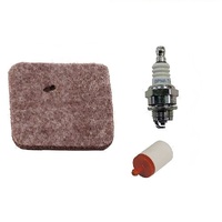 Service Kit w/ 1x Air Fuel Filter &amp; BPMR7A Spark Plug for Stihl FS46 FS55 FS55R
