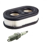 Air Filter &amp; Spark Plug fits Selected Briggs and Stratton Motors 500E 500EX