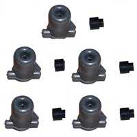 5x Cut Out Plug &amp; Cover fits Victa Power Torque Motors w/ Plastic Carburetors