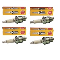 4 SPARK PLUGS NGK CMR6H FOR SELECTED TRIMMERS & BLOWERS  
