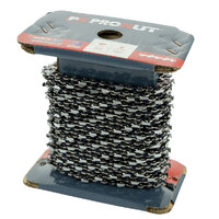 Prokut Chainsaw Chain #20S 25Ft Roll 3/8&quot; LP .050&quot; Semi Chisel