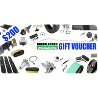 $200 - Green Acres Mowers Gift Voucher
