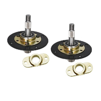 2x Ride On Mower Spindle Assembly &amp; Adaptor for MTD Mowers 717-0906A 917-0906A