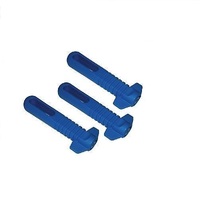 3 X VALLORBE CHAINSAW FILE HANDLES WITH  25 & 30 DEGREE ANGLE GUIDE