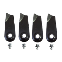 2x Blade &amp; Bolt Kit for 18&quot; Sanli &amp; Gardners Choice Lawn Mowers PSS-LB1