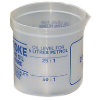 Measuring Cup for 2 Stroke Oil Lawn Mower Brushcutter Trimmers Whipper Snipper