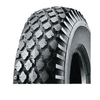 Universal 410/350-6 Diamond Pattern Tube Type Tyre 4 Ply for Lawn Mowers