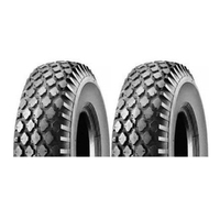 2x CTS Multi Purpose Tread Tyres fits Selected Ride on Mowers Diamond Pattern