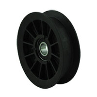 Universal Multi-Fit Nylon Flat Idler Pulley for Various Applications 121mm