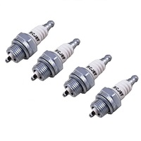 4x Champion RCJ8Y Spark Plug fits Selected Mowers Chainsaws Trimmers