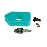Air Filter Spark Plug &amp; Plug Cover fits Briggs Motors 698369 Filter