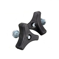 2x Genuine Handle Knobs &amp; Bolts for Sanli Power Series Lawn Mowers