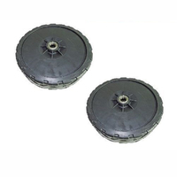 2x Genuine Sanli Lawn Mower Wheel &amp; Bearing fits PCS400 PMS4000 SL46T4-07010