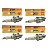 4 SPARK PLUGS NGK CMR5H FOR HONDA GX25 GX35 TRIMMERS & BLOWERS  