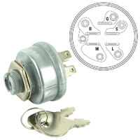 Ignition Switch for Selected Murray &amp; Noma Ride on Lawn Mowers 91846 300687