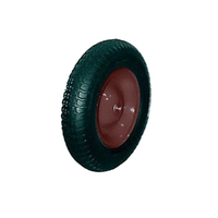  Medium wheelbarrow Steel Tyre & Wheel Pneumatic Wheel Barrow 400 x 8 x 5/8” ID 