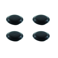 4x Wheel Caps fits Selected Rover Masport Morrison Flymo Vicking Lawnmowers