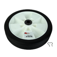 Plastic Wheel &amp; Bearing for Victa 1967-1992 Models Commando Keystart CH83353A