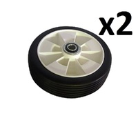 2 X 8 INCH WHEELS FOR ROVER MASPORT VICKING LAWN MOWERS WITH SEALED BEARINGS