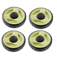 4x Latest Style Lawn Mower Wheel for 8&quot; Honda Front Wheels w/ Bearings