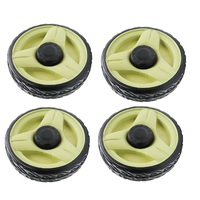 4 X NEW STYLE LAWN MOWER WHEEL FOR HONDA FRONT AND REAR 8" WHEEL 44710-VK0-C80