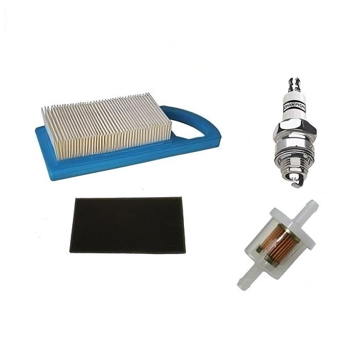 Air Filter Fuel Filter & Spark Plug Kit Fits Briggs and Stratton 797007