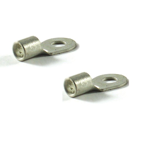 2 X BATTERY TERMINALS FOR 6 GAUGE CABLE   6MM TERMINAL HOLE