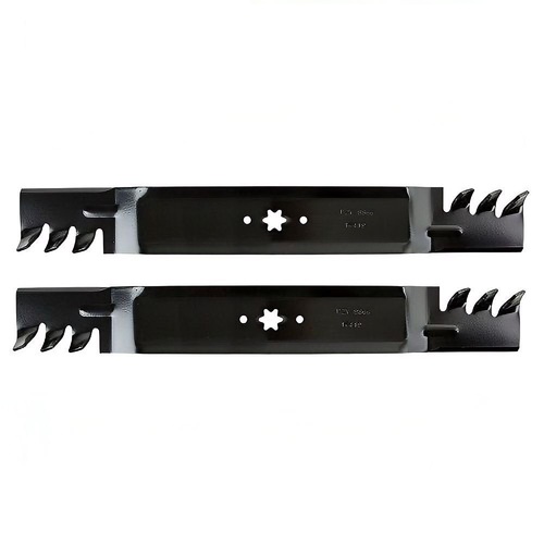 Toothed Mulching Blades for 46 MTD Craftsman Ride on Mowers 742 04290