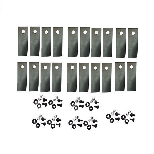 AUSTRALIAN MADE A00672K 10 PAIRS A01118K BLADES FOR ROVER MOWERS 20 BLADES - 20 BOLT KITS 