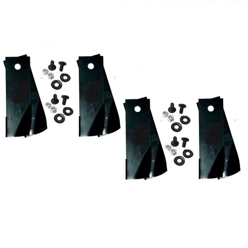 4 PAIR ROVER 30in & 38in RANGER, RANCHER FLUTED RIDE ON MOWER BLADES - A07873
