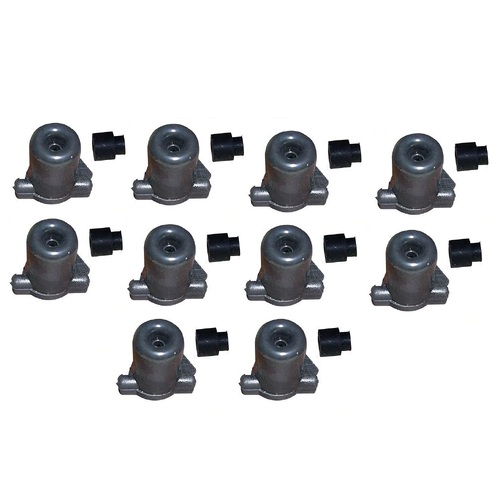 10 x STOP SWITCH CUT OUT PLUG AND COVER FOR VICTA POWER TORQUE MOTORS  