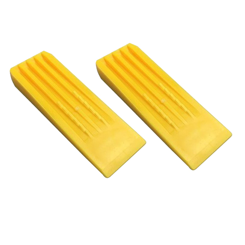 2 X 8 INCH CHAINSAW TREE FELLING AND SPLITTING WEDGES HARDENDED PLASTIC