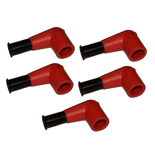 5 X UNIVERSAL LAWN MOWER CHAINSAW SPARK PLUG COVER CAP BOOT SCREWS INTO 5mm LEAD