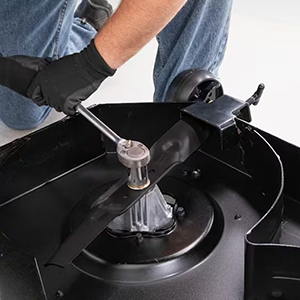 How To Replace RIDE ON Mower Blades